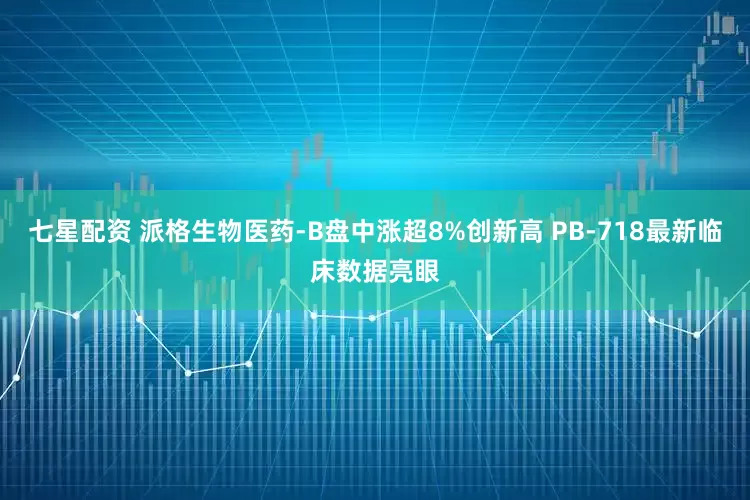 七星配資 派格生物醫(yī)藥-B盤中漲超8%創(chuàng)新高 PB-718最新臨床數(shù)據(jù)亮眼